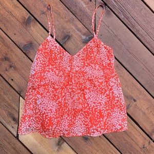 Billabong 💜Spaghetti Strap Coral Red Blouse M